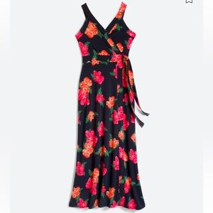 41 HAWTHORN Hellena Faux Wrap Maxi Dress